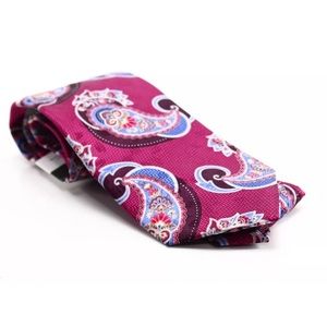 Geoffrey Beene NWT Paisley Silk Tie